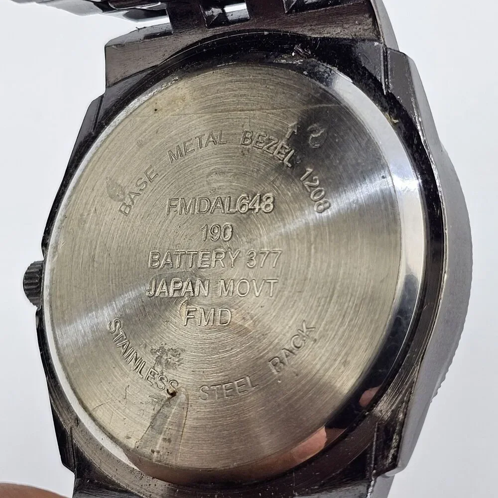 45MM Watch Men's‎ Black Dial Black Case Black Bracelet Band 7